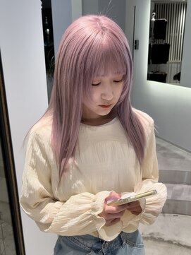 ケリーアン 太田(kelly.un) シアーカラー / ピンクヘア / ハイトーン / 群馬太田