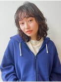 パーマ デジタルパーマ ブルーブラック イメチェンレイヤー
