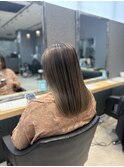 バレイヤージュ×アッシュベージュ