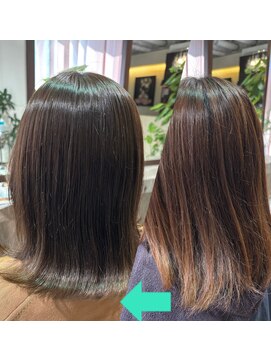 パーチェヘアー(pace hair) 40代/赤み消しカラー/白髪無し