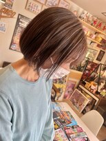 ヘア メイク ココ(hair make coco)&nbsp;オリーブグレージュが映えるボブ♪♪