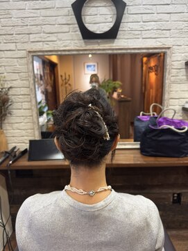 ゴエン(goen hair lounge) センターアップ