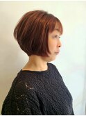 ピンクショートボブ