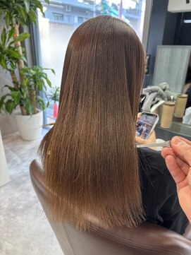 水素縮毛矯正【髪質改善】