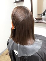 ボクノ 6号店 大橋(bokuno)&nbsp;【 chika 】髪質改善縮毛矯正 / ミルクブラウン /  ぱつっとボブ