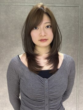 シェノン 表参道(CHAINON) 韓国ハッシュカット　レイヤーカット　アッシュベージュ