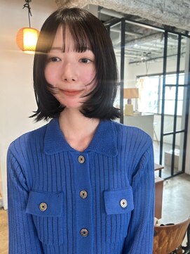 セーヌパス(CEINE PATH) CEINE PATH【中目黒】韓国風姫カットレイヤー×艶ブルーブラック