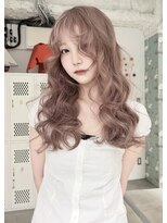 ラッドルーム(LAD ROOM.)&nbsp;レイヤーカット/ピンクベージュ/ケアブリーチ