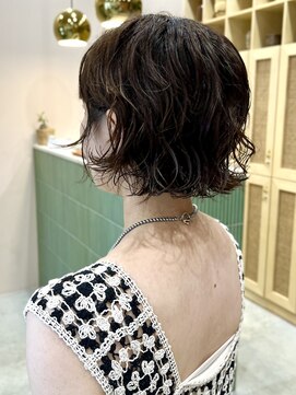 イギー(igggy) ボブパーマ　スパイラルパーマ　デジタルパーマ　ショート