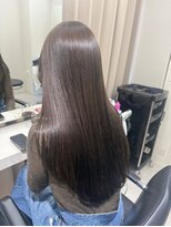 ロチカバイドールヘアー 心斎橋(Rotika by Doll hair) 南式酸性ストレートとオリーブグレージュ