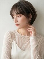 ヘアーメイクパウダー 天王寺寺田町店(Hair make powder) 大人可愛い20代30代40代小顔ひし形ハンサムショート丸み