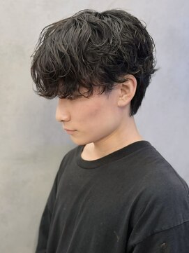 ネクストメンズ 表参道(NEXT men's) シャドウパーマ韓国風マッシュシースルーマッシュ