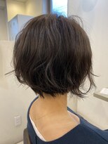 ヘアーサロン イルア 北越谷(hair salon I'LUNA)&nbsp;大人可愛い小顔　前下がりカジュアルボブ