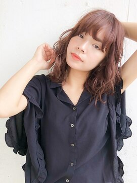 ルティア 池袋(Lutia) ピンクベージュ　ゆるふわ巻き