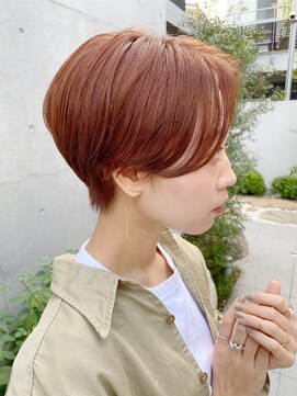 エイゾー 銀座(EIZO) ハンサムショート/オレンジカラー/