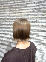 ビス ヘア アンド ビューティー 西新井店(Vis Hair＆Beauty) ボブ/ハイトーンカラー/ベージュ/10代/20代