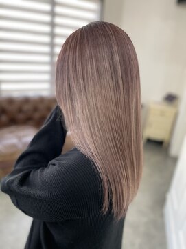 ナンバーファイブ(NUMBER FIVE) ブリーチオンカラー★ピンクベージュ