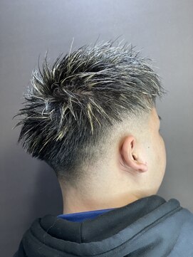 ヒロギンザ 新橋銀座口店(HIRO GINZA) 細メッシュツーブロックショート