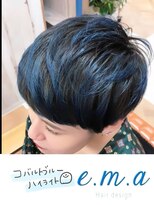 エマヘアデザイン(e.m.a Hair design)&nbsp;コバルトブルー