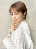 ☆春日☆イメチェン外ハネボブ美髪ワイドバングレイヤーショート