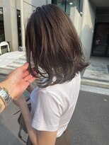 アルカナ 明治神宮前原宿(ARCANA) 透明感カラー ダークグレー 秋カラー レイヤーカット