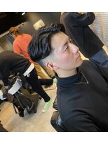 フランクスバーバー アンド ビアークラブ(FRANK'S BARBER and BEER CLUB)&nbsp;フェードセンターパート束感小顔補正立体ショート　TT