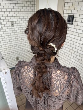 フェリーチェ(Felice) 編み下ろし　ヘアセット　お呼ばれヘア　パーティヘア