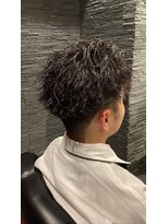 ヒロギンザ 恵比寿店(HIRO GINZA)&nbsp;ツーブロックビジネスショートフェードスパイラルツイストパーマ