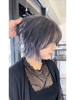 ボブレイヤー×ネイビー