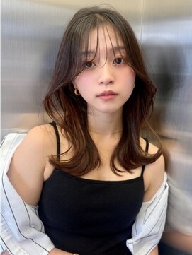 プアメリア 名古屋(Puamelia) トリートメント ブリーチなしダブルカラー 前髪縮毛矯正