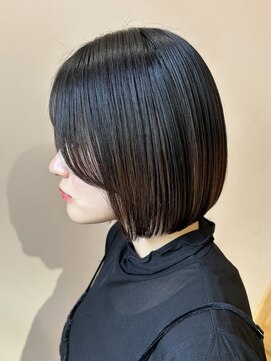 レリコ ニド(Relico-nid) 髪質改善10代20代30代艶髪ボブ×大人ショートボブ×顔まわり