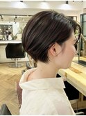 ショートパーマショートカット前髪あり前髪なし20代30代40代
