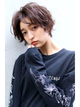 マルフェ 天王寺(marfe) 【marfe】マッシュウルフ_ショートボブ_くせ毛カット