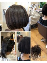 ポルトユイ(PORTE H) 大人さら艶ストレートボブ☆