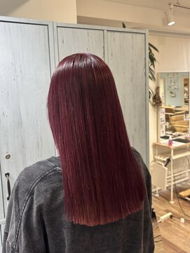 シュシュバイジャガラ 千葉駅北口店(chou chou byJAGARA) チェリーレッド【chouchou千葉・千葉駅】