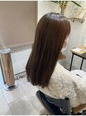 髪質改善ストレート×ロングスタイル