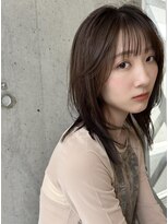 バロンフェム(baLon.fem)&nbsp;【stylist田島】透明感/ブリーチなし/オリーブベージュ