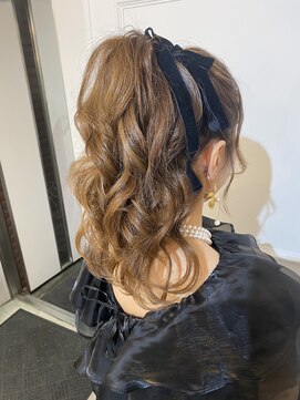 セット アンド バイ ルゥーダ 品川駅前店(SET and..by Rouxda.) ふわポニーテール