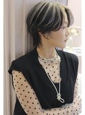 ショートボブ×ハイライト