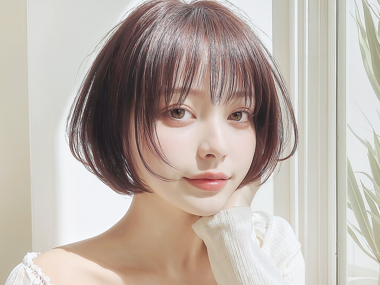透明感☆THROWカラーorイルミナカラー+カット＋クイックTR【\15200⇒\10300】