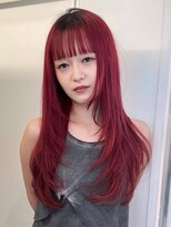 シオン(shion)&nbsp;韓国ヘアロングおくれ毛顔周りレイヤー_ba561731