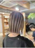コントラストハイライトボブ