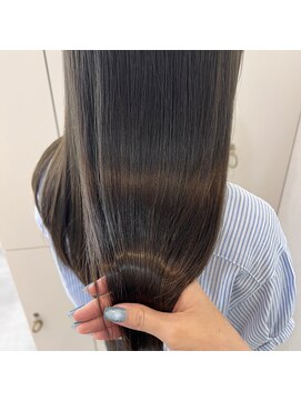 アッシュブラウン/透明感カラー/イルミナカラー