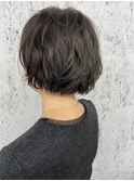 ショートボブ/イルミナカラー/キッズカット/パーマ