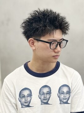 ネクストメンズ 表参道(NEXT men's) MEN’S HAIR/サーフカール/刈り上げセンターパート/渋谷