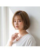 アンサ 椥辻店(ANSA)&nbsp;王道ボブ×ナチュラルブラウン