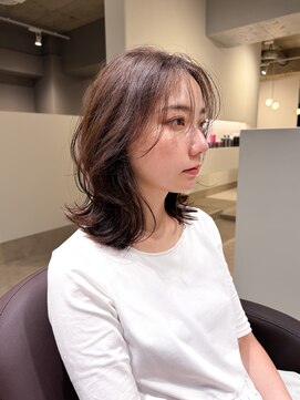 シュク 高円寺(SYUK) SYUK kazu 【高円寺 顔まわりカット 髪質改善 ハイライト 】