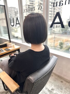 バトー バイ トリコ 船橋北口店(BATEAU by tricot) ボブ*オリーブグレージュ