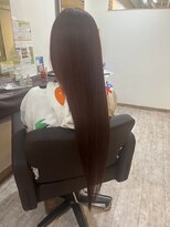 ヘアープロデュース ジェネシス(hair produce genesis)&nbsp;<genesis>髪質改善・育てた赤系カラーのスーパーロング