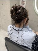 高めアップ/心斎橋ヘアセット